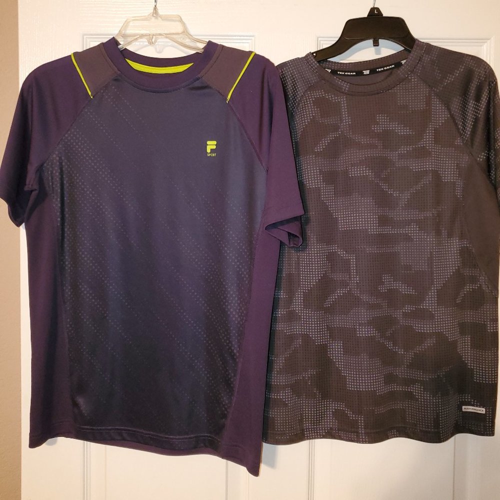 Fila and Tek Gear Athletic Shirts
